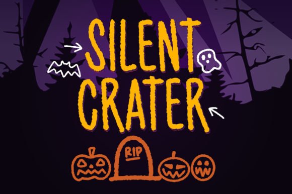 Silent Crater Font - Featured Image