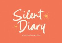 Silent Diary Font - Featured Image
