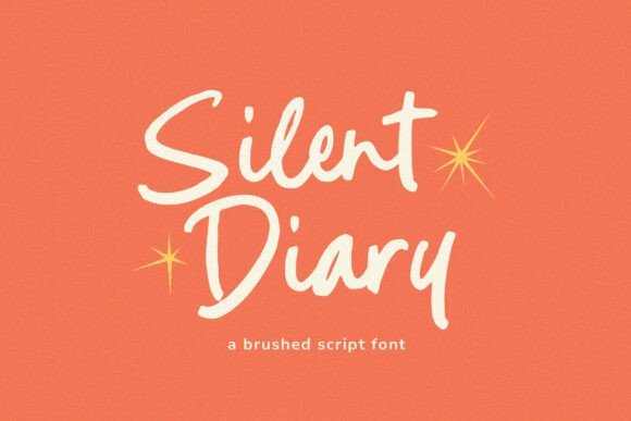 Silent Diary Font - Featured Image