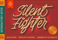 Silent Fighter Font - Featured Image