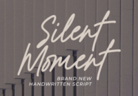 Silent Moment Font - Featured Image