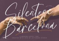 Silentone Barcelona Font - Featured Image