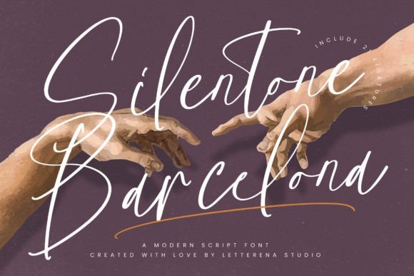 Silentone Barcelona Font - Featured Image