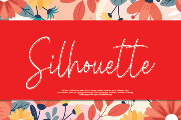 Silhouette Font - Featured Image
