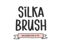 Silka Brush Font - Featured Image