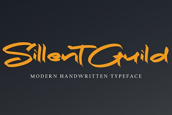Sillent Guild Font - Featured Image