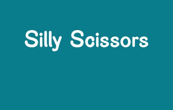Silly Scissors Font - Featured Image