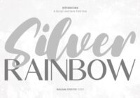 Silver Rainbow Font - Featured Image
