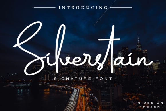 Silverstain Font - Featured Image