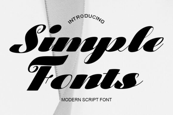 Simlpe Fonts Font - Featured Image