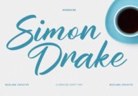 Simon Drake Font - Featured Image