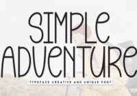 Simple Adventure Font - Featured Image
