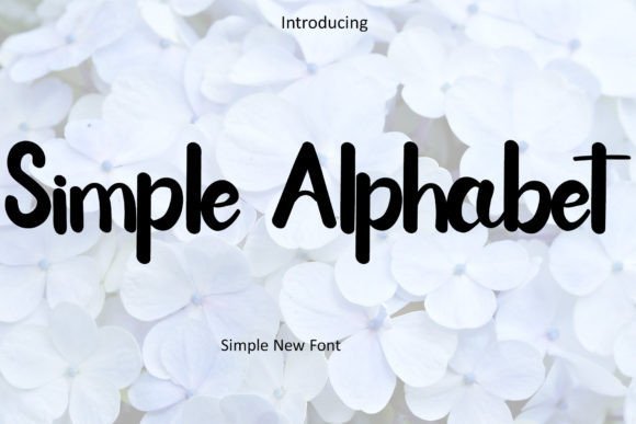 Simple Alphabet Font - Featured Image