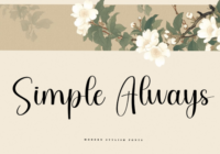 Simple Always Font - Featured Image