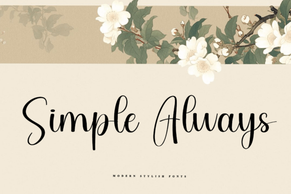 Simple Always Font - Featured Image