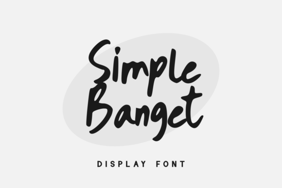 Simple Banget Font - Featured Image