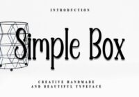Simple Box Font - Featured Image