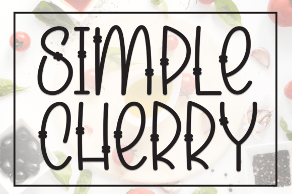 Simple Cherry Font - Featured Image