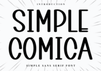 Simple Comica Font - Featured Image