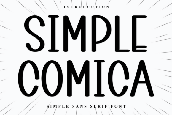 Simple Comica Font - Featured Image