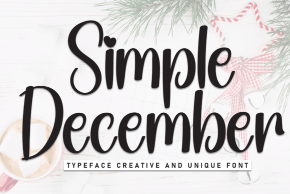 Simple December Font - Featured Image