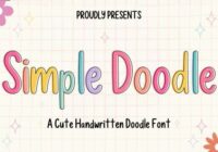 Simple Doodle Font - Featured Image