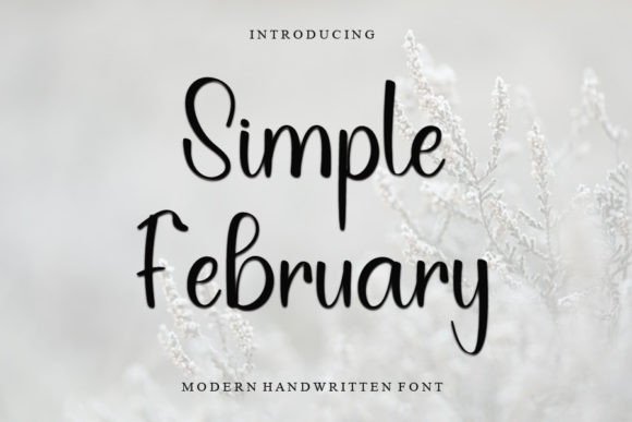 Simple February Font - Featured Image