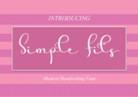 Simple Fits Font - Featured Image