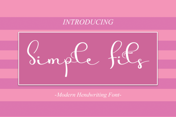 Simple Fits Font - Featured Image