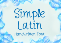 Simple Latin Font - Featured Image