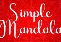 Simple Mandala Font - Featured Image