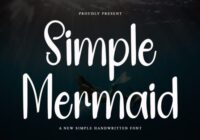 Simple Mermaid Font - Featured Image