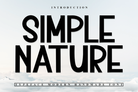 Simple Nature Font - Featured Image