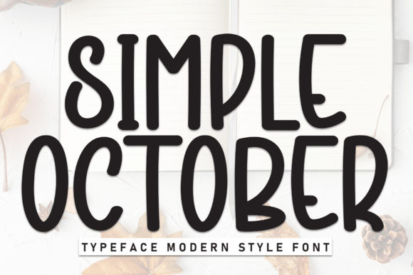 Simple October Font - Featured Image