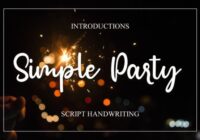 Simple Party Font - Featured Image