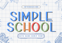 Simple School Font - Featured Image