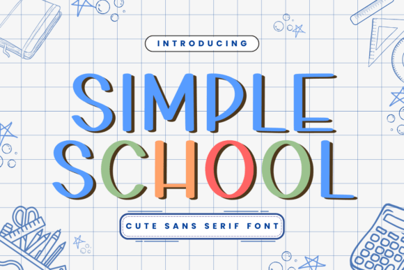 Simple School Font - Featured Image