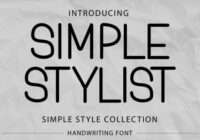 Simple Stylist Font - Featured Image