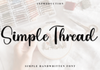 Simple Thread Font - Featured Image