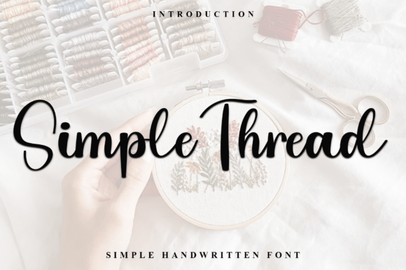 Simple Thread Font - Featured Image