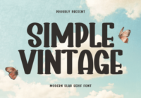 Simple Vintage Font - Featured Image