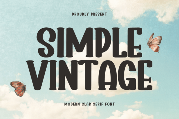 Simple Vintage Font - Featured Image
