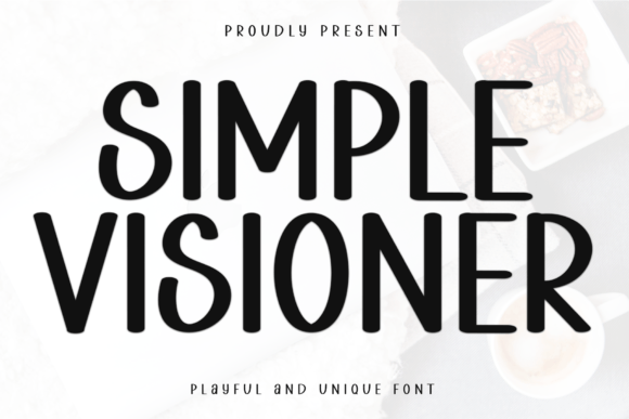 Simple Visioner Font - Featured Image