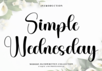 Simple Wednesday Font - Featured Image