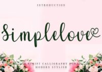 Simplelove Font - Featured Image
