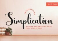 Simplication Font - Featured Image