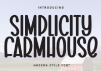 Simplicity Farmhouse Font - Featured Image