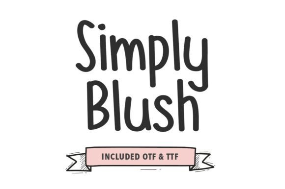 Simply Blush Font - Featured Image