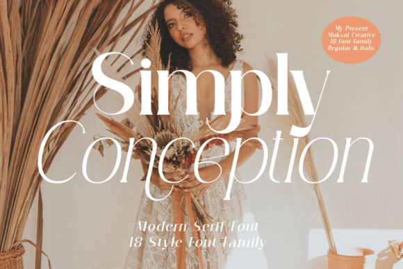 Simply Conception Font - Featured Image
