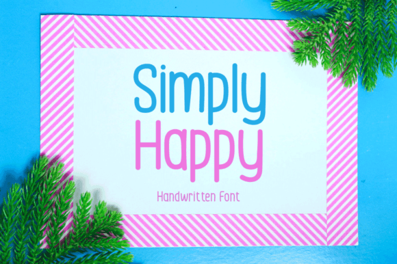 Simply Happy Font - Featured Image